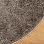 Alfombra pelo largo aspecto brillante ISTAN gris Ø 100 cm by , Rugs - Ref: Foro24-375682, Price: 30,78 €, Discount: %