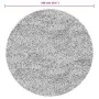 Alfombra pelo largo aspecto brillante ISTAN gris Ø 100 cm by , Rugs - Ref: Foro24-375682, Price: 30,41 €, Discount: %