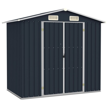 Gartenhaus aus verzinktem Stahl in Anthrazit, 205 x 129 x 183 cm von vidaXL, Schuppen - Ref: Foro24-46299, Preis: 266,45 €, R...