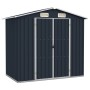 Gartenhaus aus verzinktem Stahl in Anthrazit, 205 x 129 x 183 cm von vidaXL, Schuppen - Ref: Foro24-46299, Preis: 266,45 €, R...