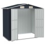 Cobertizo de jardín acero galvanizado antracita 205x129x183 cm