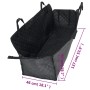 Autositzbezug für Hunde schwarz 137x46x50 cm von , Hundeprodukte - Ref: Foro24-4005650, Preis: 23,00 €, Rabatt: %