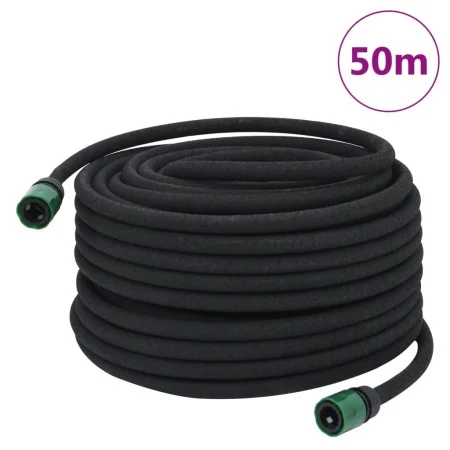 Manguera porosa para jardín caucho negro 16 mm 50 m de , Mangueras de jardín - Ref: Foro24-155872, Precio: 67,18 €, Descuento: %