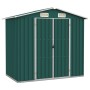 Gartenhaus aus verzinktem Stahl grün 205x129x183 cm von vidaXL, Schuppen - Ref: Foro24-46297, Preis: 256,94 €, Rabatt: %
