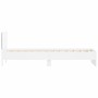 Bed frame with headboard and white LED lights 75x190 cm by , Beds and slatted bases - Ref: Foro24-838841, Price: 112,84 €, Di...