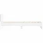 Bed frame with headboard and white LED lights 75x190 cm by , Beds and slatted bases - Ref: Foro24-838841, Price: 110,68 €, Di...