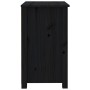 Nachttische 2 Stück massives Kiefernholz schwarz 50x35x61,5cm von vidaXL, Nachttische - Ref: Foro24-813688, Preis: 115,30 €, ...