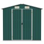 Cobertizo de jardín acero galvanizado verde 205x129x183 cm de vidaXL, Cobertizos - Ref: Foro24-46297, Precio: 256,94 €, Descu...