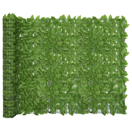 Balkonmarkise mit grünen Blättern 600x150 cm von , Sonnenschirme - Ref: Foro24-315506, Preis: 84,60 €, Rabatt: %