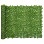 Balkonmarkise mit grünen Blättern 600x150 cm von , Sonnenschirme - Ref: Foro24-315506, Preis: 84,60 €, Rabatt: %
