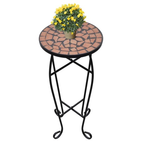 Terrakotta-Mosaik-Beistelltisch für Pflanzen von , Topfständer - Ref: Foro24-41127, Preis: 44,83 €, Rabatt: %