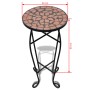 Terrakotta-Mosaik-Beistelltisch für Pflanzen von , Topfständer - Ref: Foro24-41127, Preis: 44,83 €, Rabatt: %