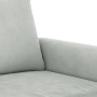 Sofa set with cushions 3 pieces light gray velvet by , Sofas - Ref: Foro24-3202190, Price: 794,20 €, Discount: %