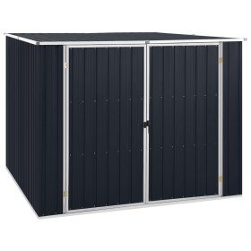 Gartenhaus aus anthrazitfarbenem feuerverzinktem Stahl 195x198x159 cm von vidaXL, Schuppen - Ref: Foro24-46255, Preis: 267,13...