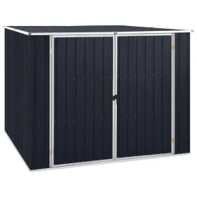 Gartenhaus aus anthrazitfarbenem feuerverzinktem Stahl 195x198x159 cm von vidaXL, Schuppen - Ref: Foro24-46255, Preis: 255,50...
