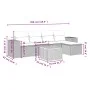 Garden sofa set with cushions 6 pieces beige synthetic rattan by , Garden sets - Ref: Foro24-3257752, Price: 447,66 €, Discou...