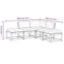 5-teilige Gartensofagarnitur mit Kissen aus imprägniertem Kiefernholz von , Gartensets - Ref: Foro24-3216969, Preis: 459,82 €...
