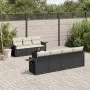 8-piece garden sofa set and black synthetic rattan cushions by , Garden sets - Ref: Foro24-3252263, Price: 505,70 €, Discount: %