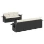 8-piece garden sofa set and black synthetic rattan cushions by , Garden sets - Ref: Foro24-3252263, Price: 505,70 €, Discount: %