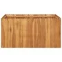 Blumenbeet aus massivem Akazienholz, 100 x 100 x 50 cm von vidaXL, Töpfe und Pflanzgefäße - Ref: Foro24-45928, Preis: 180,73 ...