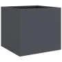 Anthracite cold rolled steel planter 32x30x29 cm by , Pots and planters - Ref: Foro24-841539, Price: 39,14 €, Discount: %