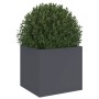 Anthracite cold rolled steel planter 32x30x29 cm by , Pots and planters - Ref: Foro24-841539, Price: 42,71 €, Discount: %