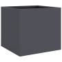 Anthracite cold rolled steel planter 32x30x29 cm by , Pots and planters - Ref: Foro24-841539, Price: 42,71 €, Discount: %