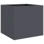 Anthracite cold rolled steel planter 32x30x29 cm by , Pots and planters - Ref: Foro24-841539, Price: 39,14 €, Discount: %