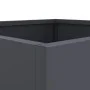 Anthracite cold rolled steel planter 32x30x29 cm by , Pots and planters - Ref: Foro24-841539, Price: 39,14 €, Discount: %