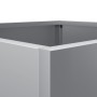 Pflanzgefäß aus silber verzinktem Stahl, 32 x 30 x 29 cm von , Töpfe und Pflanzgefäße - Ref: Foro24-841545, Preis: 32,19 €, R...