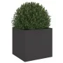 Jardinera de acero laminado en frío negro 42x40x39 cm de , Maceteros y jardineras - Ref: Foro24-841547, Precio: 48,32 €, Desc...