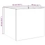 Black cold rolled steel planter 42x40x39 cm by , Pots and planters - Ref: Foro24-841547, Price: 48,32 €, Discount: %