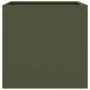 Jardinera de acero laminado en frío verde oliva 42x40x39 cm de , Maceteros y jardineras - Ref: Foro24-841553, Precio: 39,17 €...