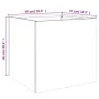 Pflanzgefäße 2 Stück anthrazitfarbener kaltgewalzter Stahl 49x47x46 cm von , Töpfe und Pflanzgefäße - Ref: Foro24-841564, Pre...