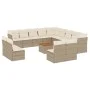 14-piece garden sofa set with beige synthetic rattan cushions by , Garden sets - Ref: Foro24-3223937, Price: 909,22 €, Discou...