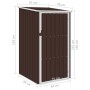 Grüner Gartenschuppen aus verzinktem Stahl 87x98x159 cm von vidaXL, Schuppen - Ref: Foro24-46292, Preis: 113,70 €, Rabatt: %