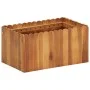Blumenbeet aus massivem Akazienholz, 50 x 30 x 25 cm von vidaXL, Töpfe und Pflanzgefäße - Ref: Foro24-45917, Preis: 43,55 €, ...