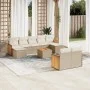 Juego de sofás jardín con cojines beige 10 pzas ratán sintético de , Conjuntos de jardín - Ref: Foro24-3260490, Precio: 684,3...