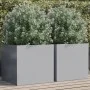 Jardineras 2 unidades acero galvanizado plateado 49x47x46 cm de , Maceteros y jardineras - Ref: Foro24-841570, Precio: 70,79 ...