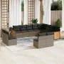 12-piece garden sofa set with gray synthetic rattan cushions by , Garden sets - Ref: Foro24-3260555, Price: 770,23 €, Discoun...