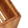 Blumenbeet aus massivem Akazienholz, 50 x 30 x 25 cm von vidaXL, Töpfe und Pflanzgefäße - Ref: Foro24-45917, Preis: 43,55 €, ...