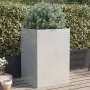 Pflanzgefäß aus silbernem Edelstahl, 52 x 48 x 75 cm von , Töpfe und Pflanzgefäße - Ref: Foro24-841587, Preis: 86,02 €, Rabat...