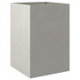 Pflanzgefäß aus silbernem Edelstahl, 52 x 48 x 75 cm von , Töpfe und Pflanzgefäße - Ref: Foro24-841587, Preis: 102,41 €, Raba...