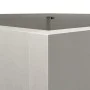 Silver stainless steel planter 52x48x75 cm by , Pots and planters - Ref: Foro24-841587, Price: 86,04 €, Discount: %