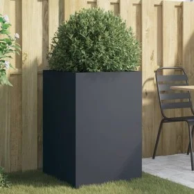 Pflanzgefäß aus kaltgewalztem Stahl in Anthrazit, 52 x 48 x 75 cm von , Töpfe und Pflanzgefäße - Ref: Foro24-841585, Preis: 9...