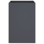 Anthracite cold rolled steel planter 52x48x75 cm by , Pots and planters - Ref: Foro24-841585, Price: 97,11 €, Discount: %