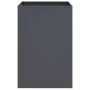 Anthracite cold rolled steel planter 52x48x75 cm by , Pots and planters - Ref: Foro24-841585, Price: 92,54 €, Discount: %