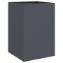 Anthracite cold rolled steel planter 52x48x75 cm by , Pots and planters - Ref: Foro24-841585, Price: 97,11 €, Discount: %