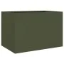 Jardinera de acero laminado en frío verde oliva 62x40x39 cm de , Maceteros y jardineras - Ref: Foro24-841598, Precio: 59,30 €...