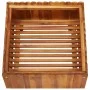 Blumenbeet aus massivem Akazienholz, 50 x 50 x 25 cm von vidaXL, Töpfe und Pflanzgefäße - Ref: Foro24-45921, Preis: 39,51 €, ...